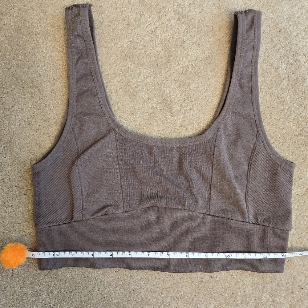 Free People Movement Happiness Runs Bra Espresso Size XL - Picture 2 of 6